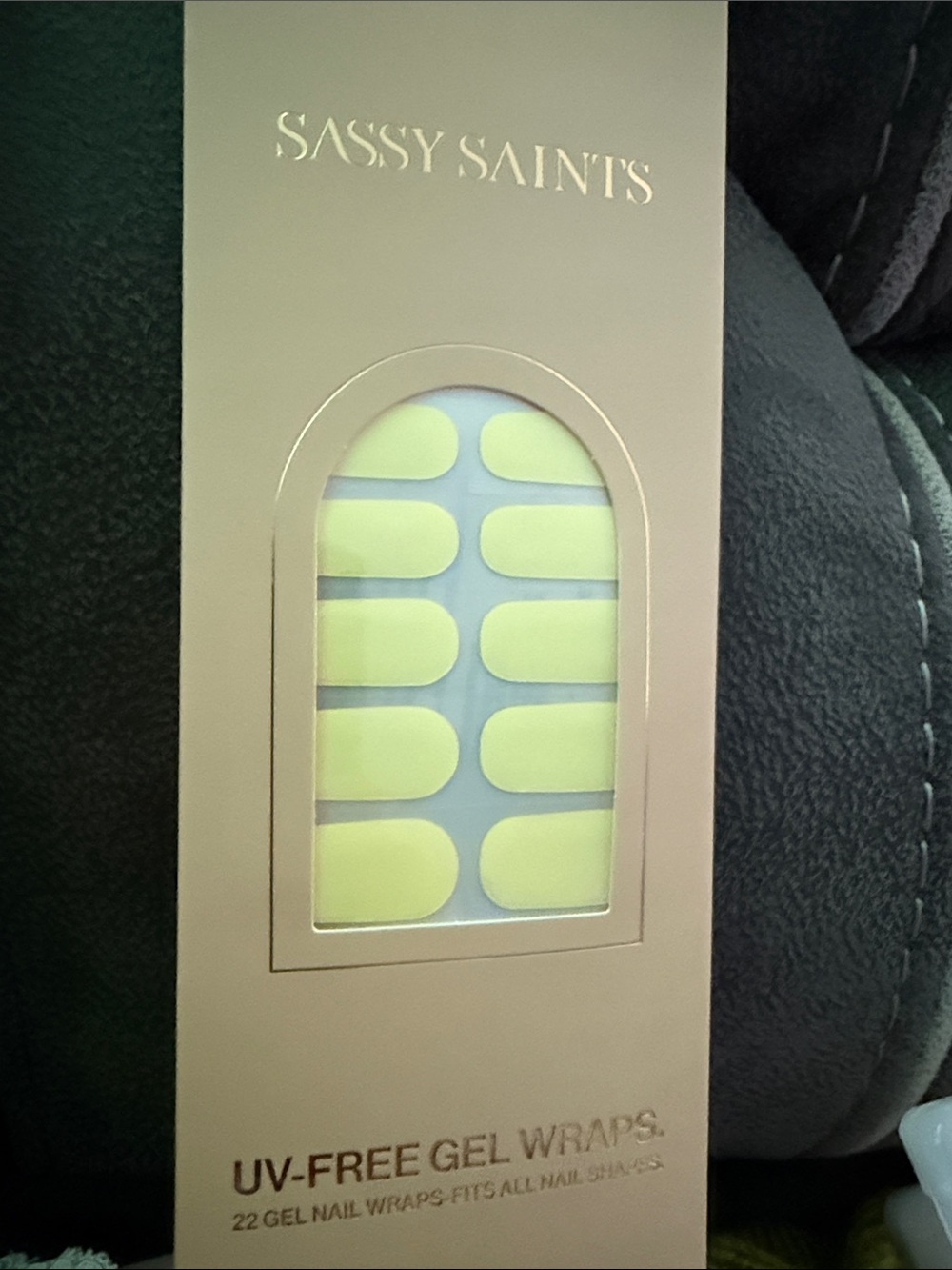 NEW Sassy Saints Gel Nail Wraps BEURRE SOLEIL